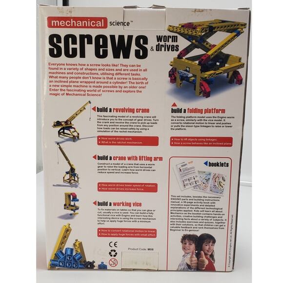 Engino Education Mechanical Science - Screws & Worm Drives **NOS** - Picture 2 of 7